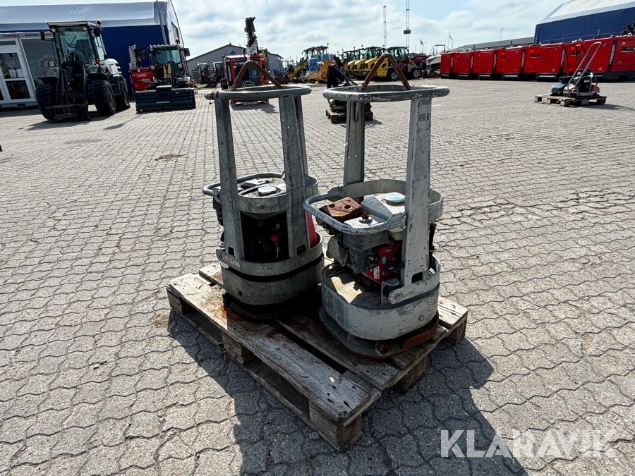 Rundpaddor Swepac FR85 - 2st