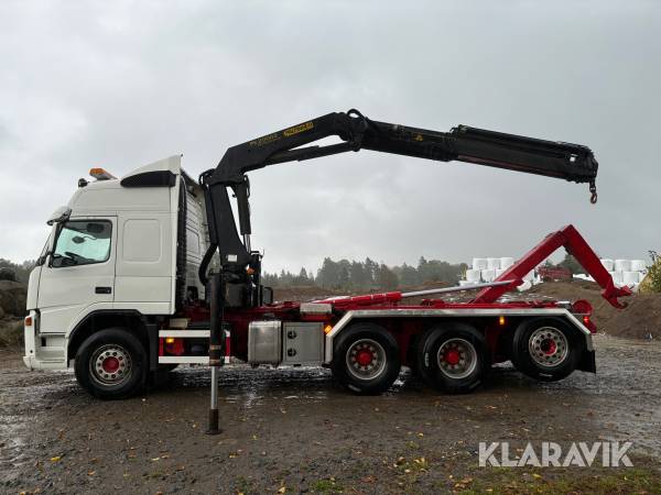 Lastväxlare Volvo FM-400 6X2 med kran