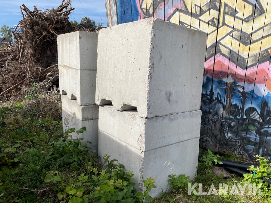 Betongkuber 950x950x950 med gaffelhål