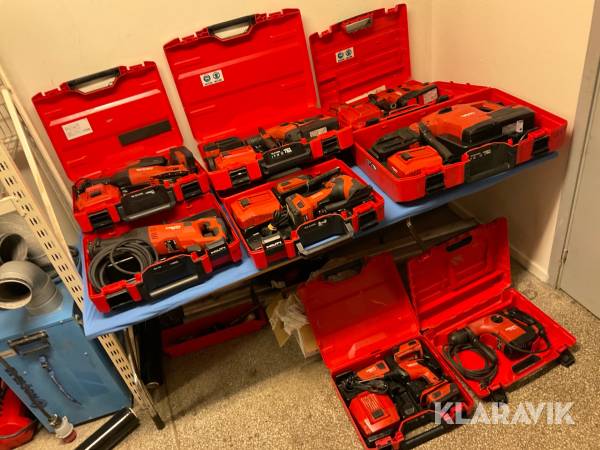 Verktyg Hilti Olika modeller 8 st