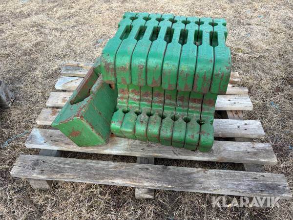 Frontvikter John Deere 8st