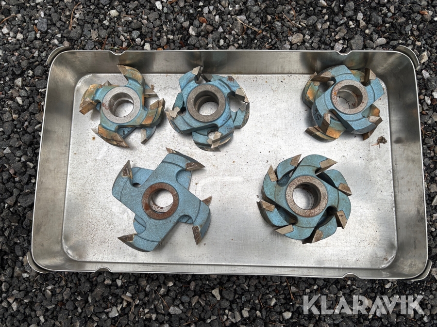 Hyvelfräsar 5st par