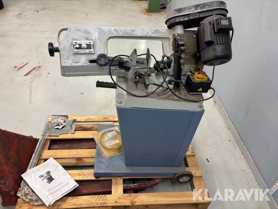 Metallbandsåg G5013W 550w. På hjul