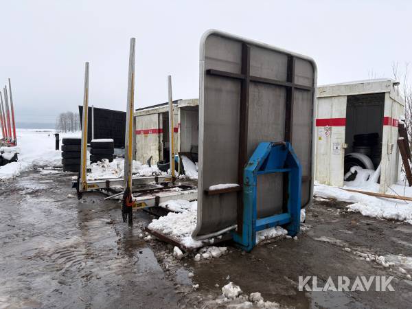 Timmerrede på lastväxlarram