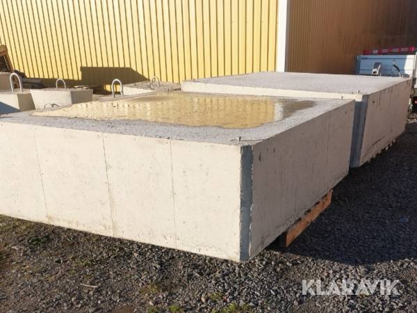 Flytblock av betong till brygga 2300x2000x650mm 2st