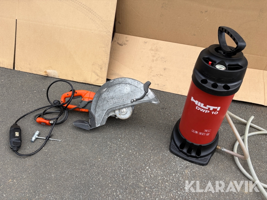 Kapsåg Husqvarna K4000 inkl. vattentank