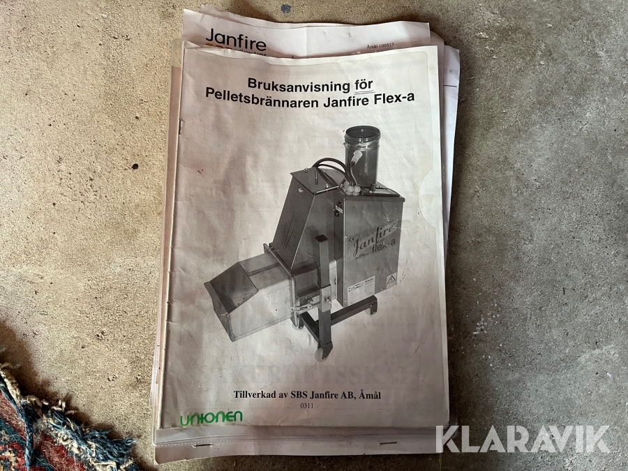 Pelletsbrännare Janfire Flex-A