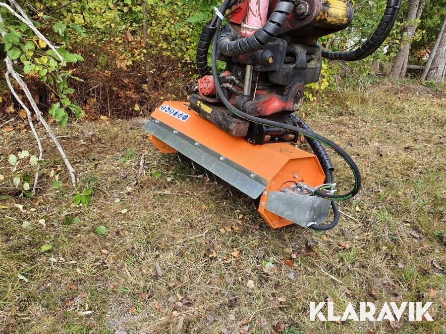 Klipphuvud Mulcher S40 hydrauldrivet till grävmaskin mm