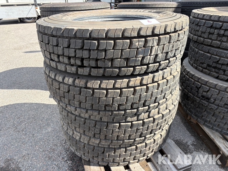 Lastbilsdäck 4 st Continental HDR2+ 11R22.5