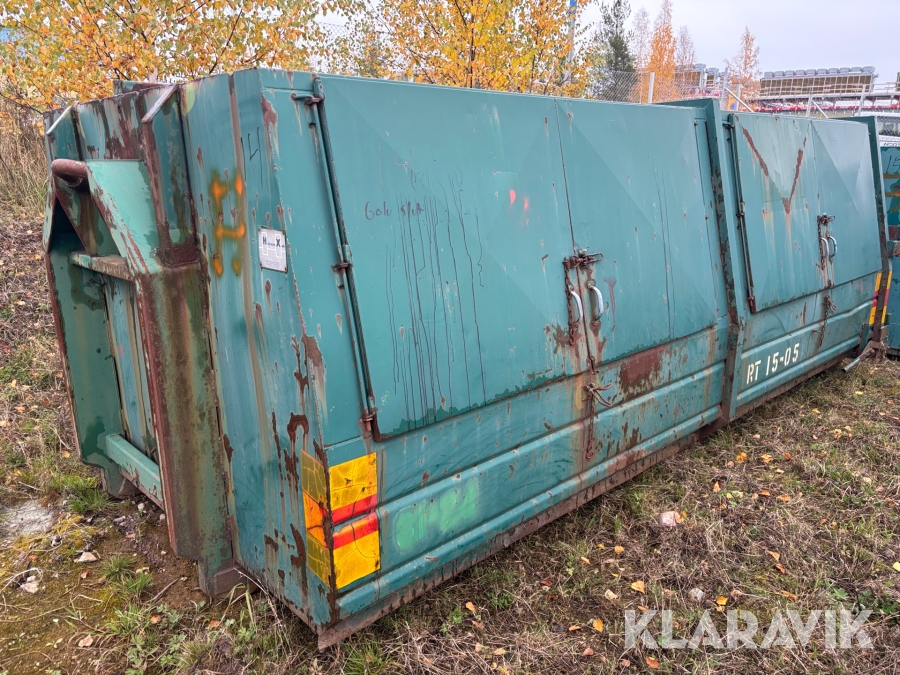 Lastväxlarcontainer HydrauleX ab 15m3