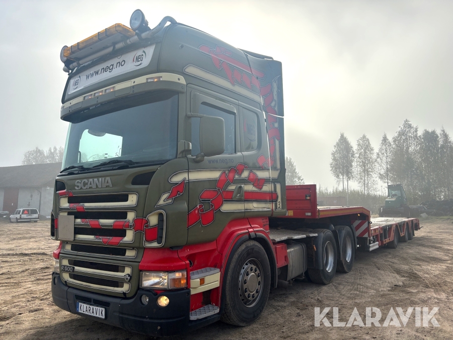 Dragbil Scania R500 + jumbotrailer