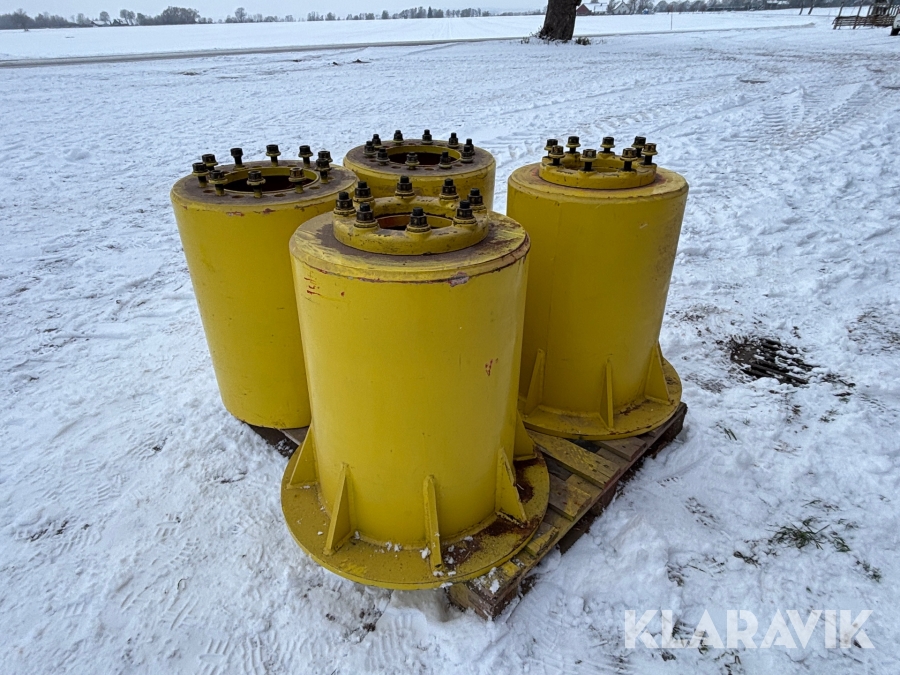 Breddningstrummor John Deere 4st