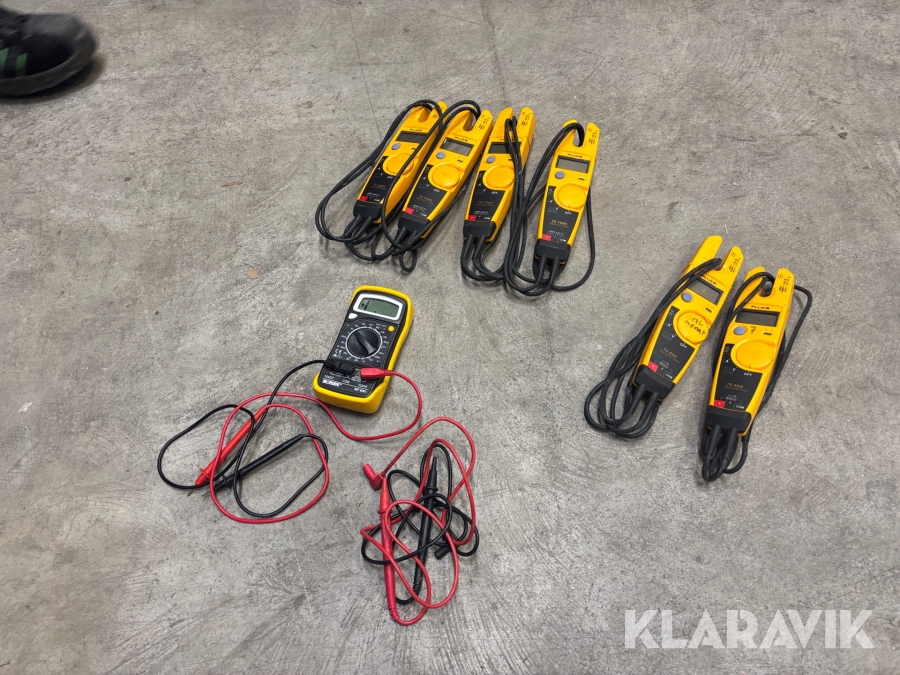 Elmätare Fluke T5/600 T5/1000 7 st