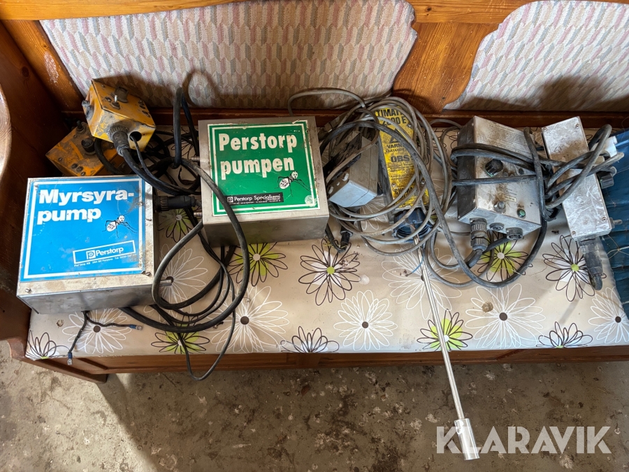 Myrsyrapumpar Perstorp specialkemi & Chemarox 3st