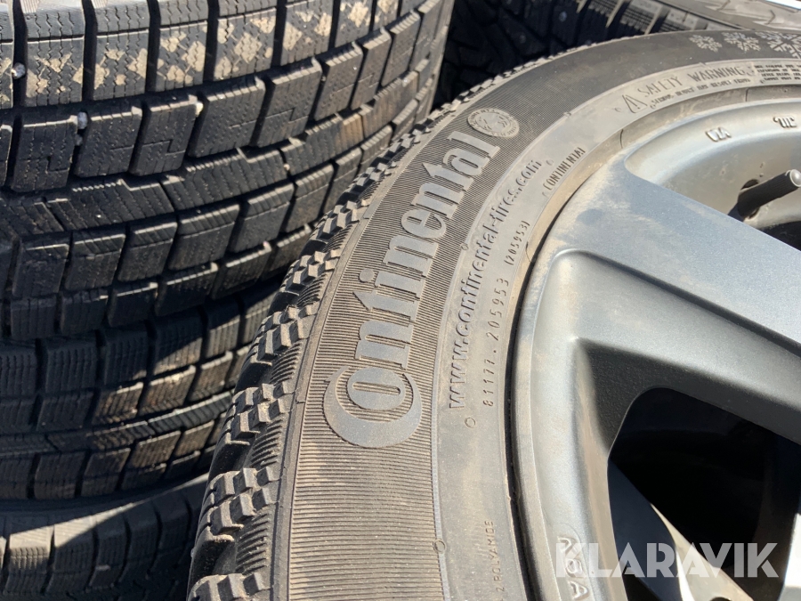 Däck på fälg Dunlop, Kumho, Nokian Hakkapeliitta, Contin