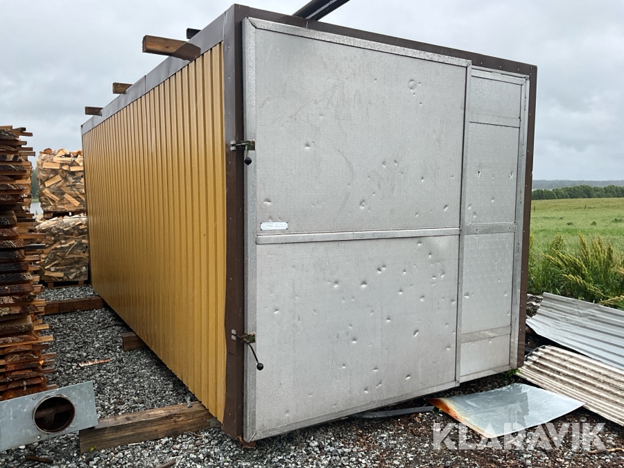 Torkhus till virkespaket Lutra Virkestork