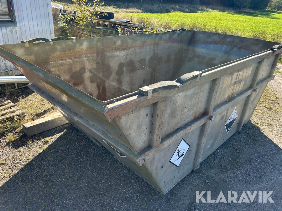 Container rostfri/syrafast