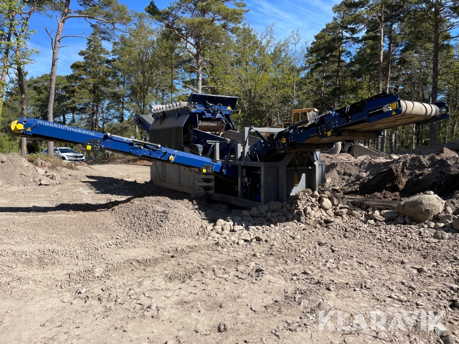 Sorteringsverk Maskin Mekano Lv 302 T3 på lastväxlarram