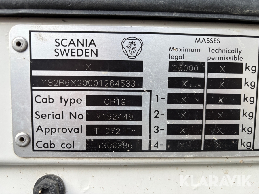 Dragbil Scania 460 144L