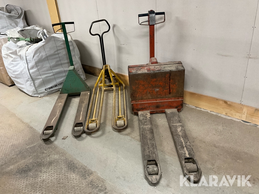 Palldragare elektrisk BT ML1200 + 2st Palldragare