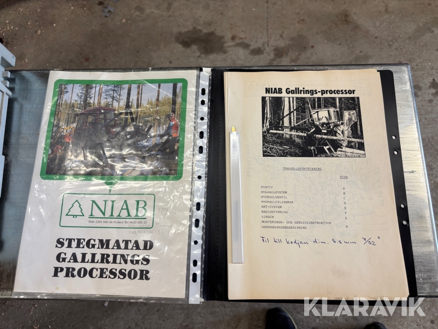 Instruktionsbok Niab 1501