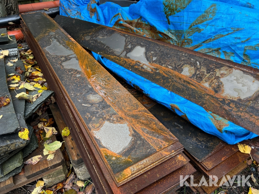 Rabattkanter i corten 10 st