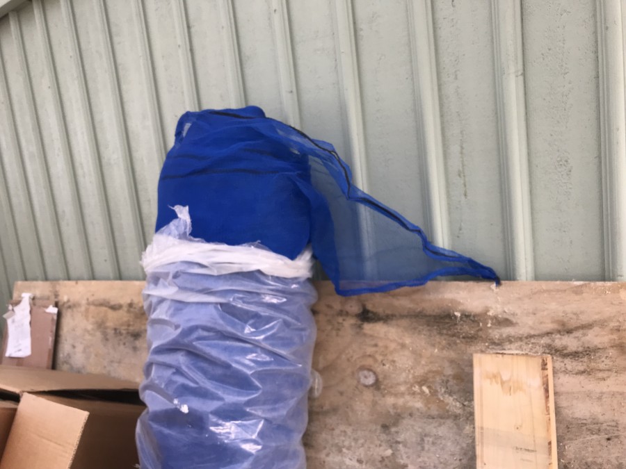 Skyddsnät till byggställning 