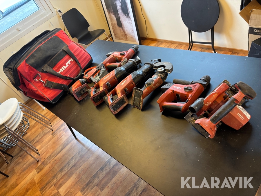 Combokit Hilti - Totalt 7 maskiner