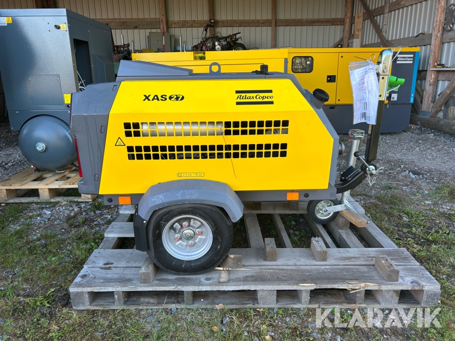 Mobil Skruvkompressor Atlas Copco XAS 27