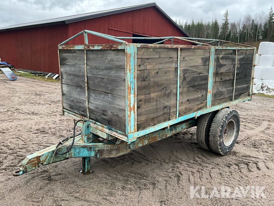 Traktorkärra 400x190 med tipp