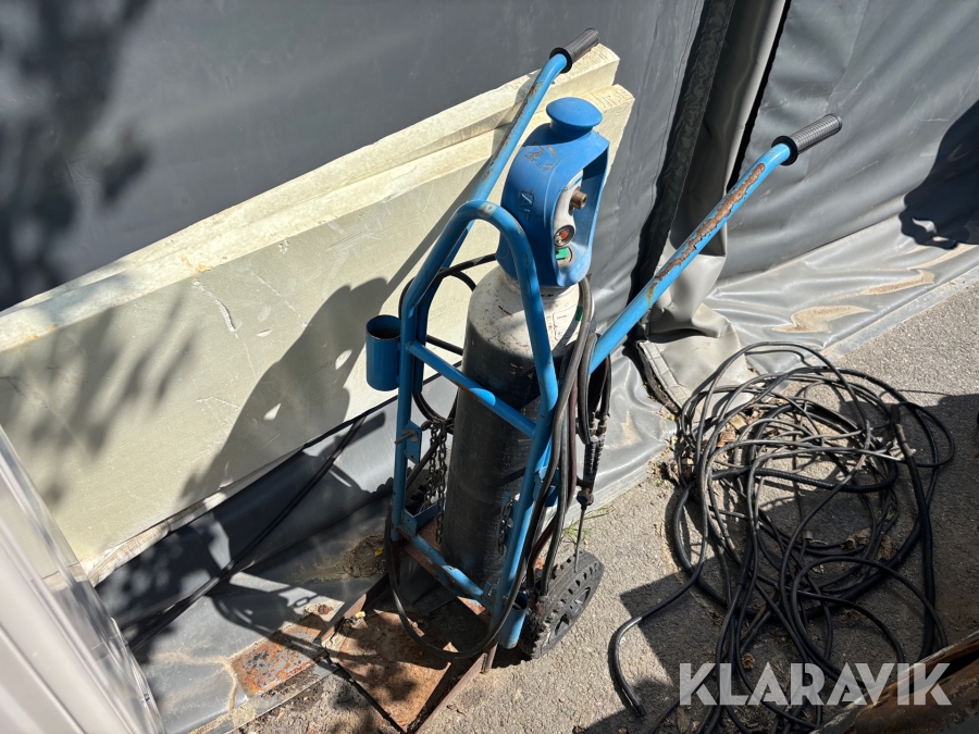 Skärbrännare med vagn