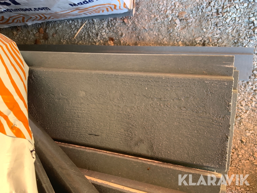 Stort parti målad panel Zpanel 22x145, Lekeberg, Klaravik a