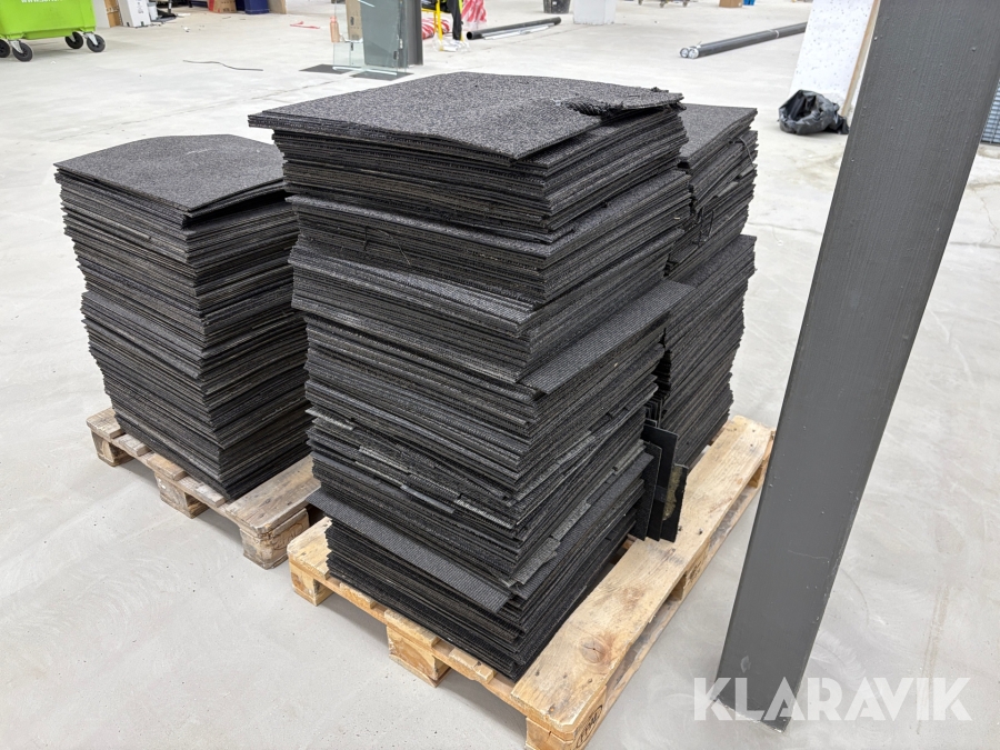 Textilmattor 60x60 130 kvm