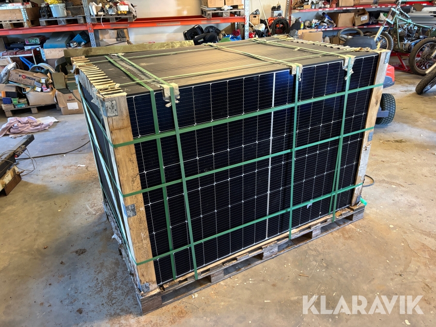 Solceller Jasolar 14.5kW komplett med växelriktare och skenor