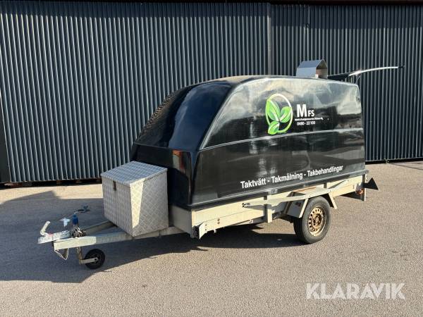 Mobil hetvattentvätt på kärra Comet FDX Xtreme 21/350