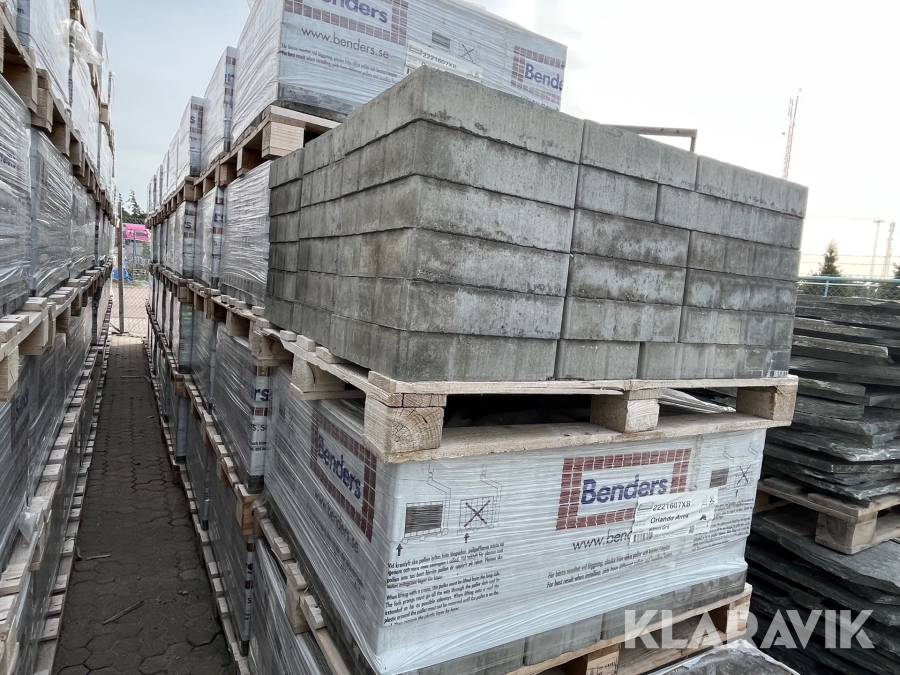 Marksten Benders Orlando antik 80mm grå 36 pallar