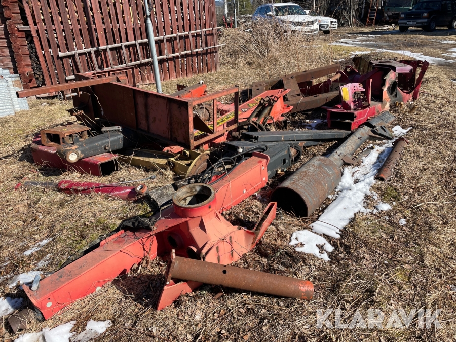 Diverse krandelar Palfinger E100LS82