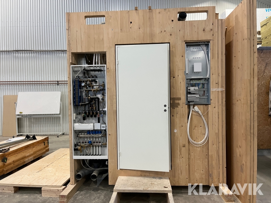 Badrumsmodul med värmesystem