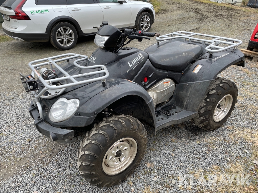 ATV Linhai 520 med snöblad