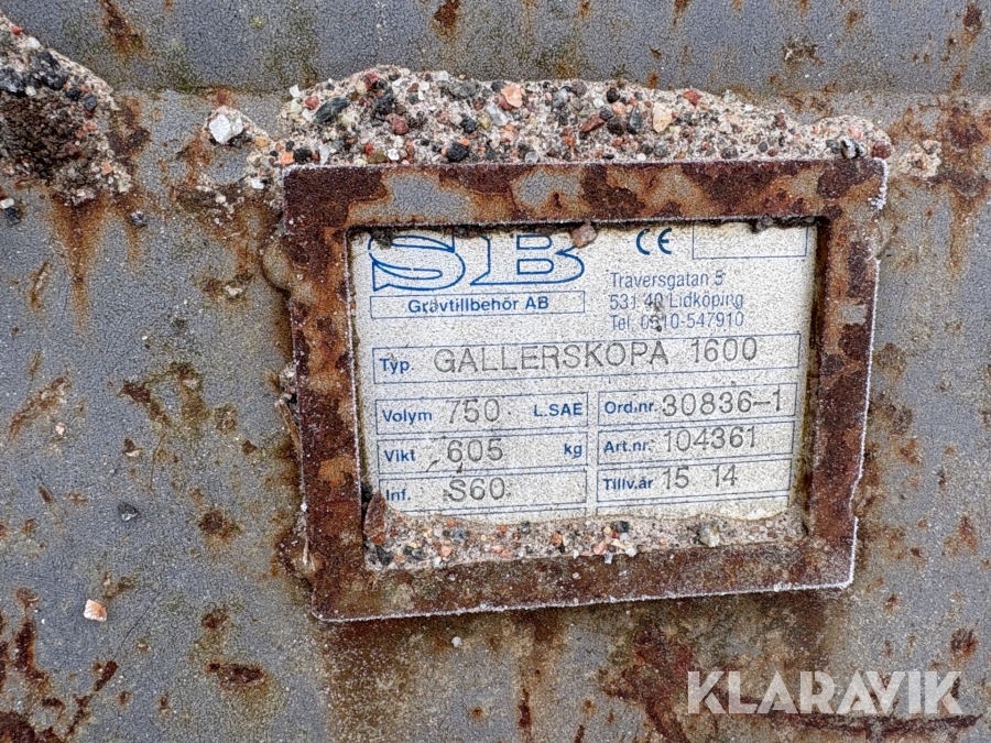 Grävmaskin Volvo EWR170E med grävsystem och många redskap