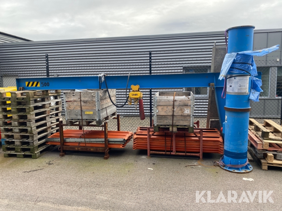 Pelarsvängkran Unilift 1000/2-5/1.25