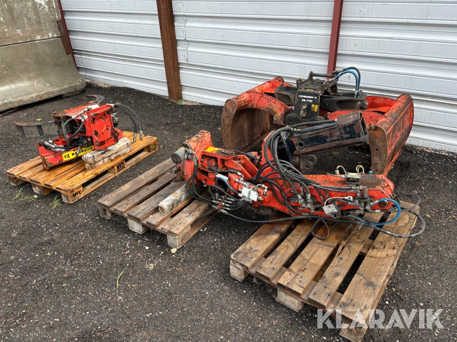 Multiredskap Palfinger med gripsåg