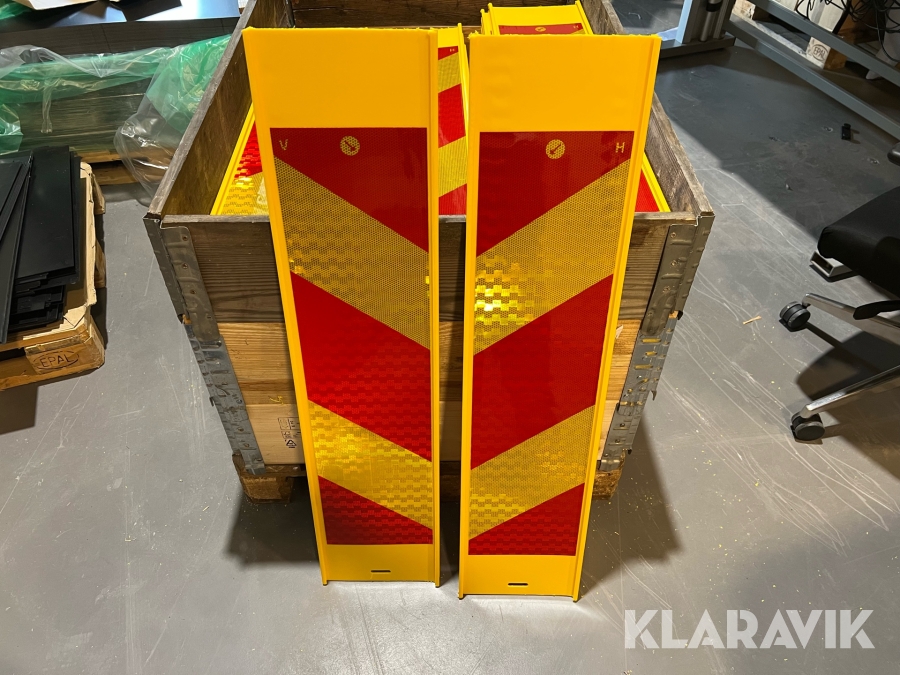 Sidomarkeringsskärmar höger/vänster 150st