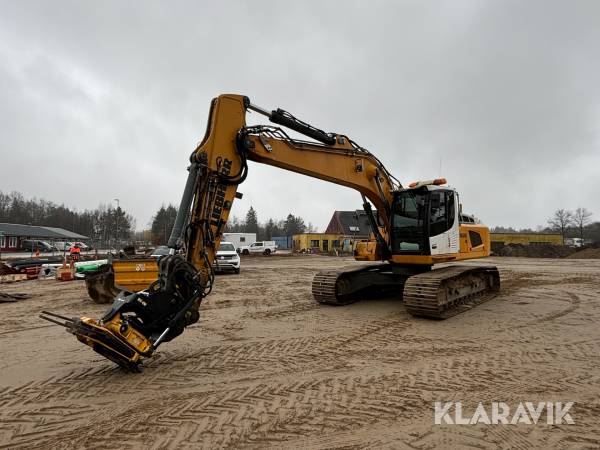 Grävmaskin Liebherr R 926 WLC med GPS och tiltrotator