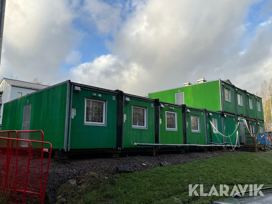 Manskapsbodar Kilsboden Moelven Byggmodul 13st