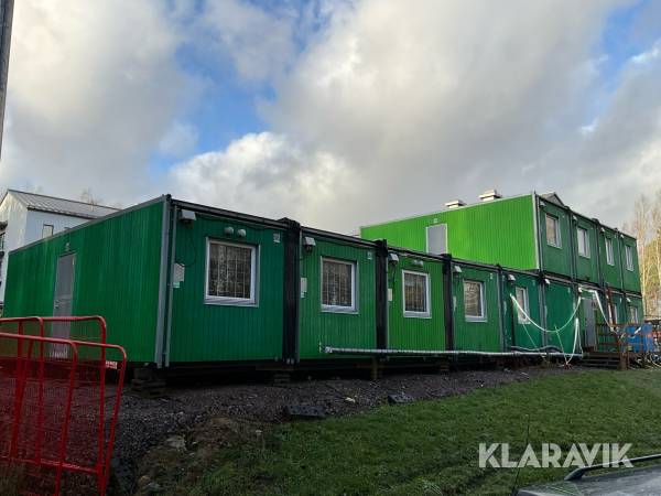 Manskapsbodar Kilsboden Moelven Byggmodul 13st