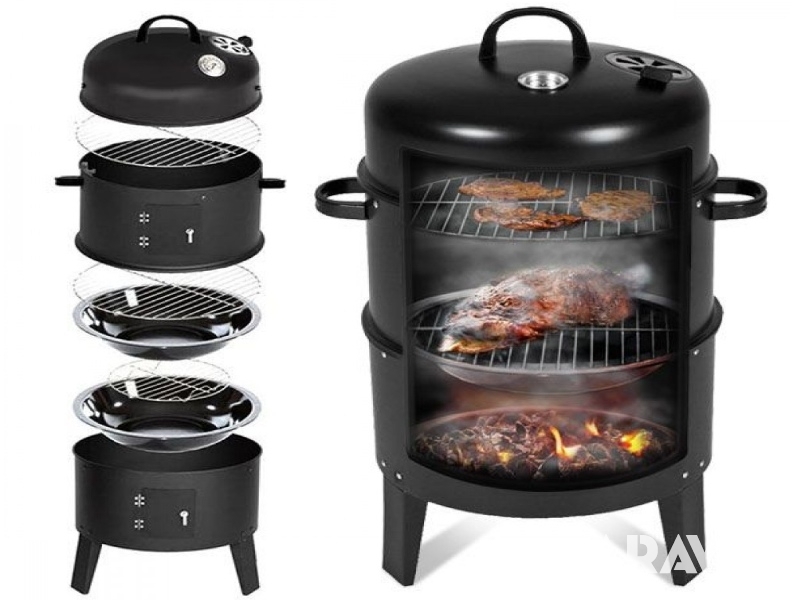 American BBQ smoker - Tunnelrök med grill. BBQ