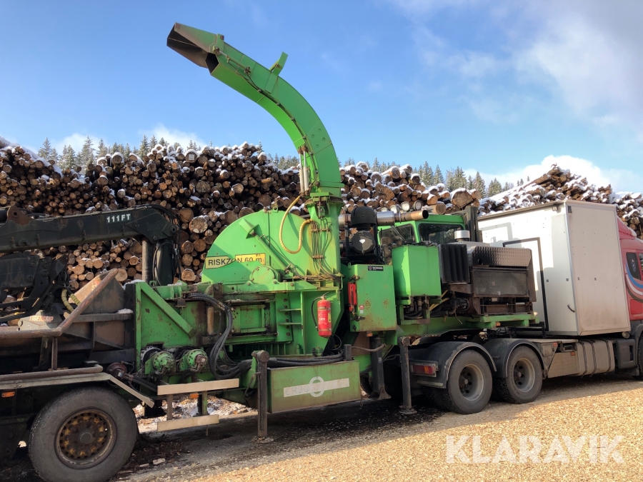 Flishugg Erjo 2100 Skivhugg med dragbil