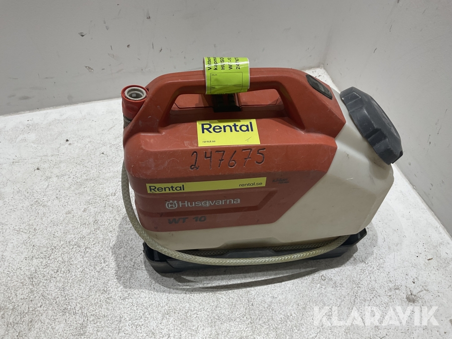 Vattentank för kapmaskiner Husqvarna WT-10
