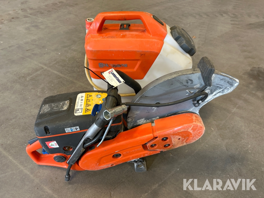Kapmaskin 1 st, Vattentank 1 st Husqvarna K770 / WT 15
